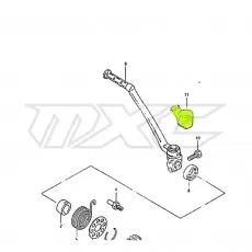 Orignial Suzuki Kickstarter Gummi RM85 00-10 Geprüft