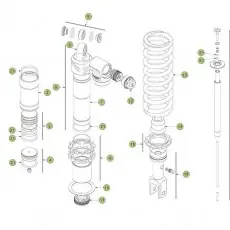 Direkt Vom Hersteller Beta X trainer 16 Schwingarm-Federbein 2