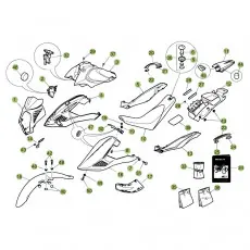 Bestpreis Beta Alp 4.0 07 Verkleidung/Sitzbank/Tank 2