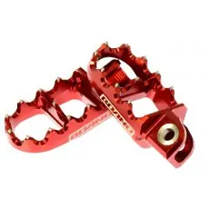 Highlight Boano Aluminium Fußrasten ERGAL rot Beta RR 10-