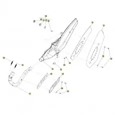 Sale Beta EVO250 4T 10 Auspuffsystem