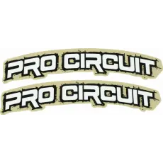 Pro Circuit Schutzblech-Aufkleber FENDER DECAL Retro Schneller Versand