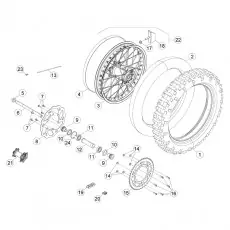 Bestpreis Beta RR300 14 Hinterrad