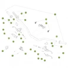 Beta EVO250 4T 10 Lenker/Armaturen Neue Ware