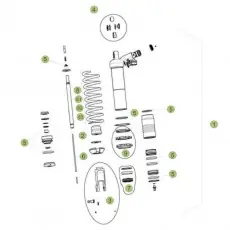 Beta RR300 14 Schwingarm-Federbein 2 Meistverkauft