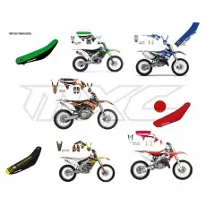 Black Bird Replica Team Graphic Kit + Seat Cover Letzte Chance