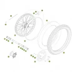 Beta X trainer 16 Vorderrad Zertifiziert