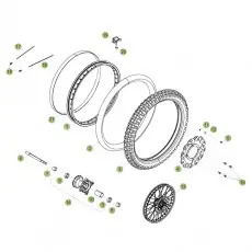 Beta RR50 Factory 14 Vorderrad 1 Schneller Versand