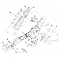 Beta EVO200 14 Auspuffsystem Markenprodukt