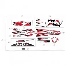 Zertifiziert Beta EVO125 12 Verkleidung - Sitzbank - Tank 2