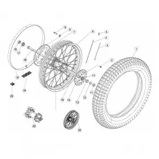 Beta EVO200 09 Hinterrad Bestseller
