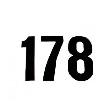 Markenprodukt ZAP Zahlen Standard 15cm schwarz