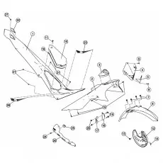 Bestpreis Beta EVO200 13 Verkleidung - Sitzbank - Tank 1