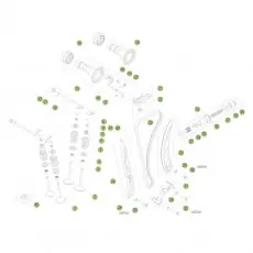 Neu Beta RR350 16 Zylinder - Zylinderkopf - Ventiltrieb 2