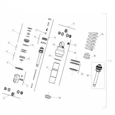 Beta EVO125 16 Schwingarm - Federbein 2 Markenware