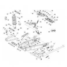 Beta EVO125 14 Schwingarm - Federbein 1 Top-Angebot