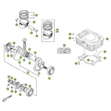 Schnäppchen Beta Alp 4.0 07 Kurbelwelle/Kolben/Ausgleichswelle