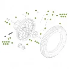 Rabatt Beta EVO250 4T 16 Hinterrad