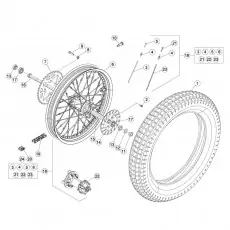 Beta EVO200 15 Hinterrad Bestseller