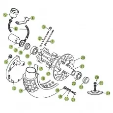 Beta REV3 250 08 Vorderrad Expressversand