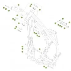 Beta Xtrainer250 18 Rahmen/Ausleger Neu Im Sortiment