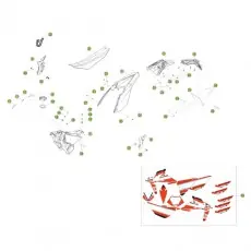 Geprüft Beta RR390 16 Verkleidung - Sitzbank - Tank 1