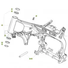 Nur Für Kurze Zeit Beta EVO125 19 Rahmen/Ausleger