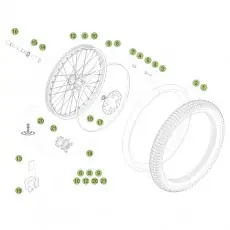 Top-Preis Beta EVO250 4T 16 Vorderrad