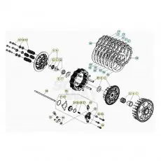 Heißes Angebot Beta Xtrainer250 21 Primärtrieb/Kupplung