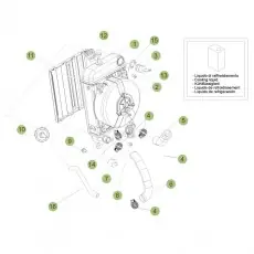 Echt Beta EVO250 4T 10 Kühlsystem