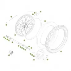 Beta RR350 16 Vorderrad Bestseller