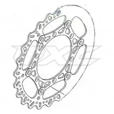 Preis Gesenkt Yamaha Original Bremsscheibe vorn 250mm YZF250 01-15/YZF450 03-15/YZF426 00-02...