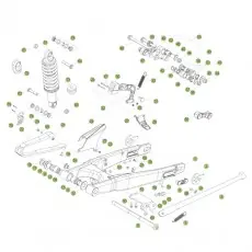 Kostenloser Rückversand Beta EVO300 Factory 15 Schwingarm/Federbein 1