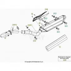 Beta RR350 21 Auspuffsystem Ausverkauf