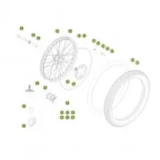 Beta EVO300 Factory 15 Vorderrad Preisreduziert