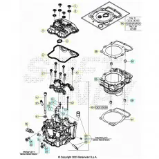Beta RX450 24 Zylinder/Zylinderkopf/Ventiltrieb 1 Expressversand