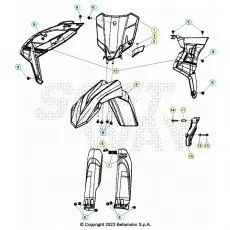 Beta RX450 24 Verkleidung/Sitzbank/Tank 2 Schneller Versand