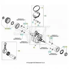 Beta RX450 24 Kurbelwelle/Kolben/Ausgleichswelle 2 Kracherpreis