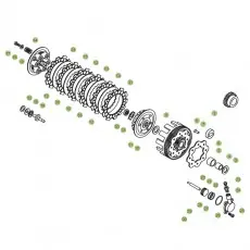 Beta EVO300 Factory 15 Primärtrieb/Kupplung Highlight