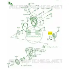 Garantierte Lieferung Kawasaki OEM GASKET, 10,5X16X1