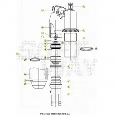 Beta RX450 24 Schwingarm/Federbein 1 Geprüft
