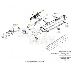 Markenware Beta RR390 26 Auspuffsystem