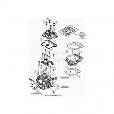 Beta RR480 26 Zylinder/Zylinderkopf/Ventiltrieb 1 Echt