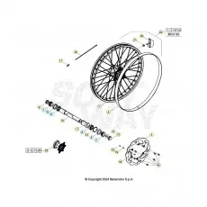 Aktuell Beta RR480 26 Vorderrad
