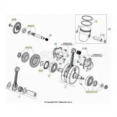 Beta RR250RC 26 Kurbelwelle/Kolben/Ausgleichswelle Rabatt
