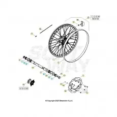 Beta RR250RC 26 Vorderrad Kostenloser Rückversand
