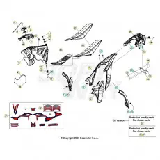 Saisonangebot Beta RR250RC 26 Verkleidung/Sitzbank/Tank 1