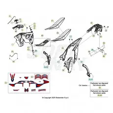 Beta RR200RC 26 Verkleidung/Sitzbank/Tank 1 Sichere Zahlung