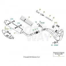 Beta RR300 26 Auspuffsystem Begrenztes Angebot