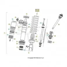 Echt Beta RR250 26 Schwingarm/Federbein 1